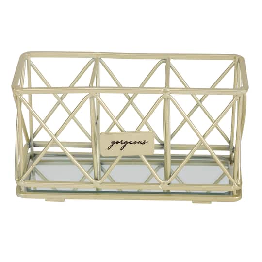 Home Details 3-Compartment Cosmetic Brush & Pencil Holder